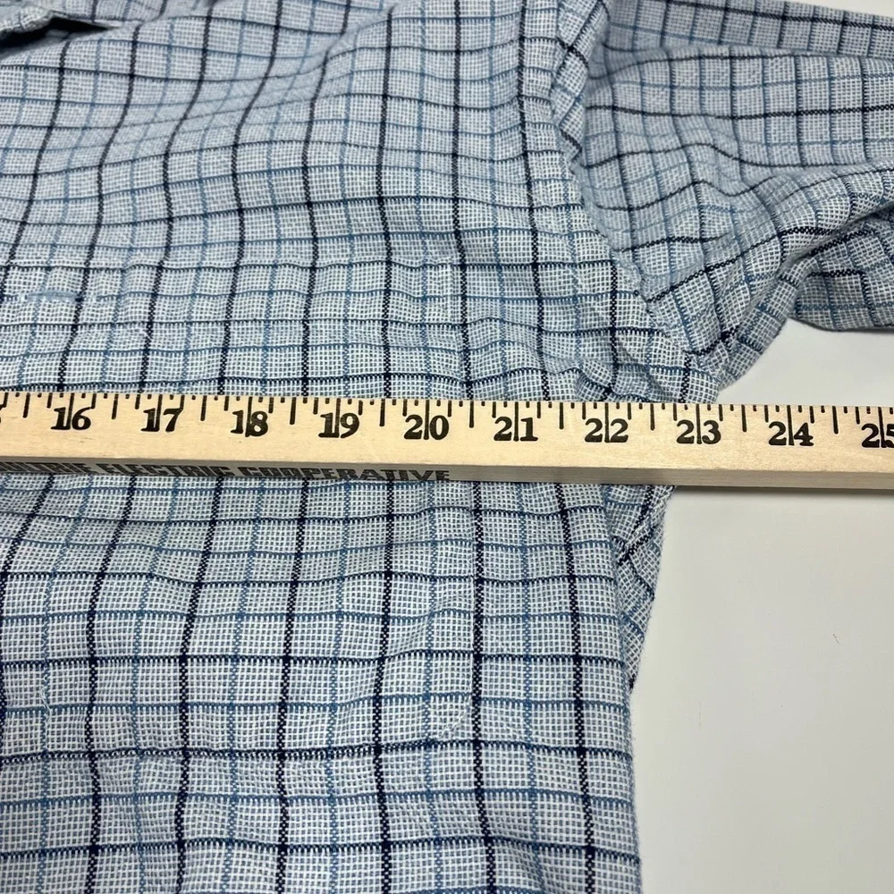 Timberland Weathergear Shirt Mens Med Blue Long Sleeve Button‎ Down Vintage EUC